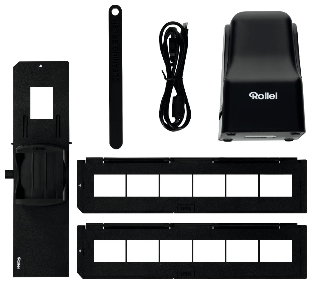 ROLLEI skener DF-S 180/ Negativy/ 18Mpx/ až 3600dpi/ LCD/ USB-C