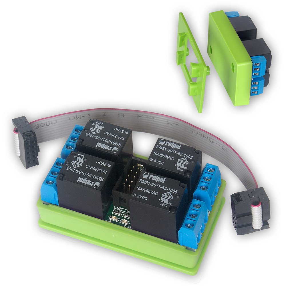 TINYCONTROL rozšiřující modul pro LAN ovladači, 4x relé 10A