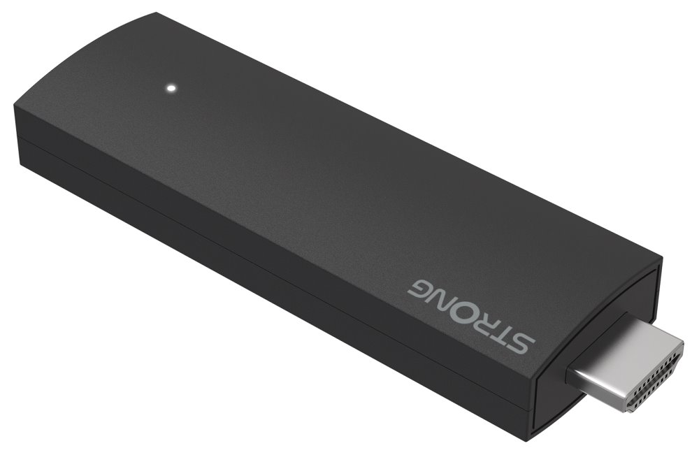 STRONG FHD TV stick LEAP-UNA/ HDMI/ micro USB/ BT/ Wi-Fi/ NETFLIX/ Disney+/ Amazon Prime Video/ Android TV 11/ černý