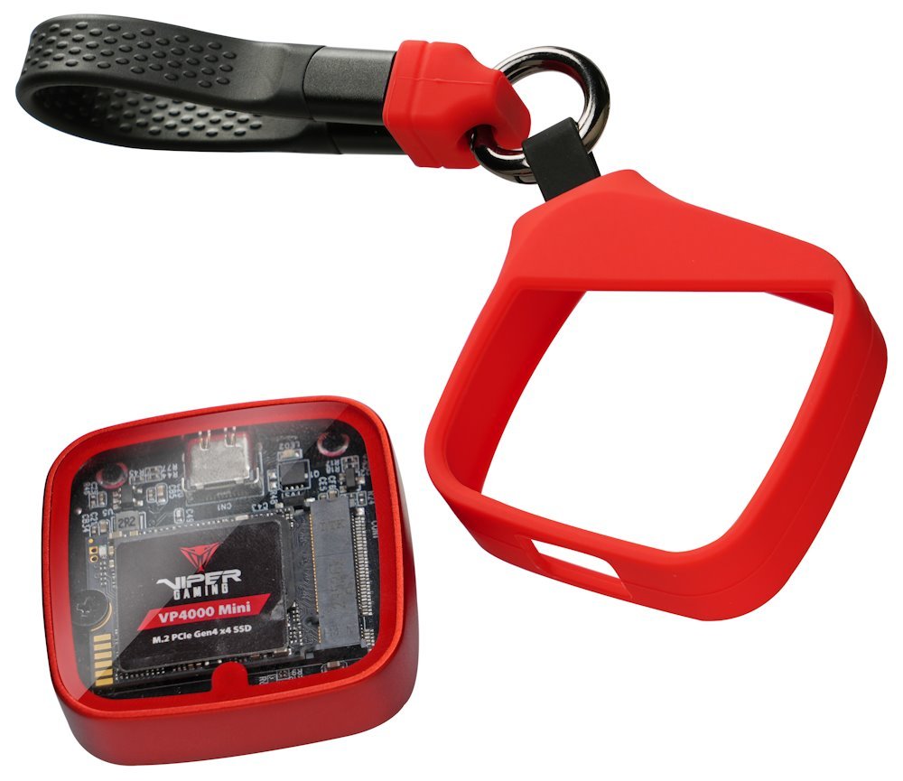 PATRIOT EV330 M.2 PCIe SSD Enclosure / Rámeček pro NVMe SSD 2230 / USB-C Gen 3.2 / plastové tělo + silikonový rám