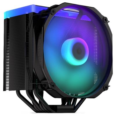 Endorfy chladič CPU Fortis 5 Black ARGB / 140mm fan/ 6 heatpipes / PWM / nanoreset controller / pro Intel i AMD / černý