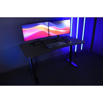 AROZZI herní stůl ARENA MEDIUM Pure Black/ černý/ šíře 140 cm