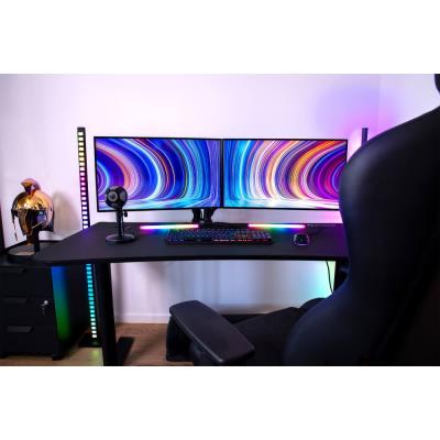 AROZZI herní stůl ARENA MEDIUM Pure Black/ černý/ šíře 140 cm