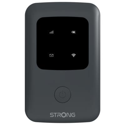 STRONG 4G MIFI 150C/ Wi-Fi standard 802.11 b/g/n/ 150 Mbit/s/ 2,4GHz/ 1x SIM slot/ 1x USB-C/ 1x micro SD slot/ černý