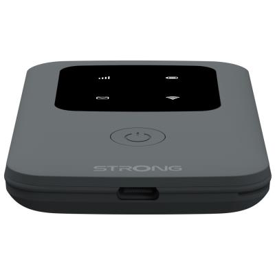 STRONG 4G MIFI 150C/ Wi-Fi standard 802.11 b/g/n/ 150 Mbit/s/ 2,4GHz/ 1x SIM slot/ 1x USB-C/ 1x micro SD slot/ černý