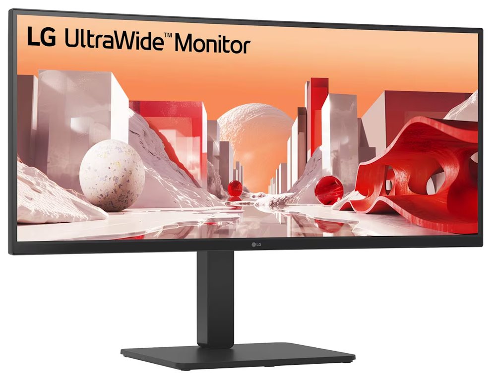 LG monitor 34BA85QE IPS 34"  QHD zakřivený /3440x1440 /21:9/300 cd/m2/5ms/HDMI/DP/USB-C/60Hz/HDR10/ OnScreen Control