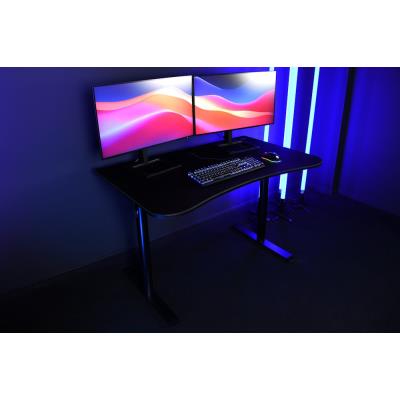 AROZZI herní stůl ARENA SMALL Pure Black/ černý/ šíře 114 cm