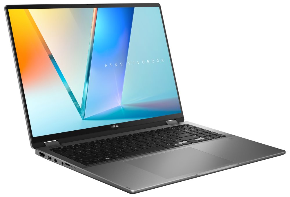 ASUS Vivobook Flip/ CORE ULTRA 7 256V/ 16GB/ 1TB SSD/ Intel® Graphics/ 16"WQXGA+,120HZ/ W11P/ šedý
