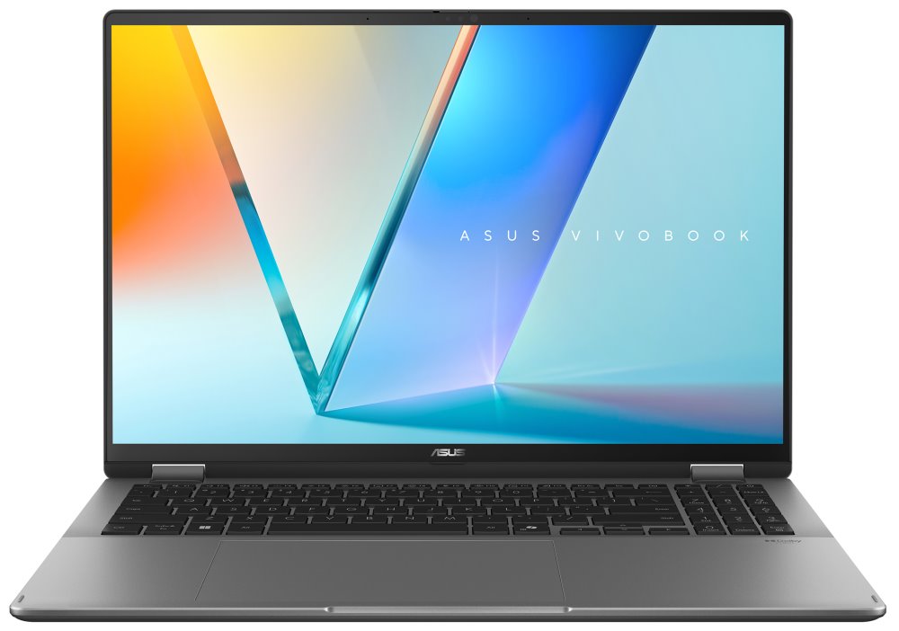 ASUS Vivobook Flip/ CORE ULTRA 7 256V/ 16GB/ 1TB SSD/ Intel® Graphics/ 16"WQXGA+,120HZ/ W11P/ šedý