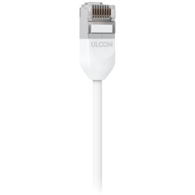 Ubiquiti UniFi Premium Patch Cable Outdoor 1m - Patch kabel, venkovní, Cat6A, bílý, 1m