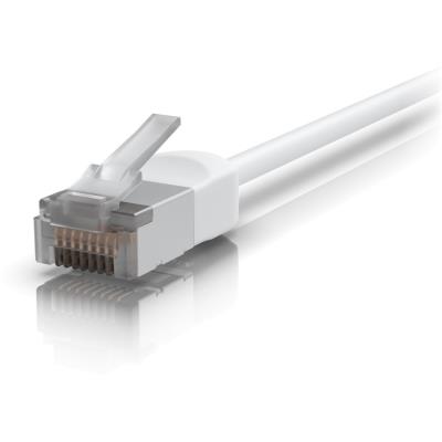 Ubiquiti UniFi Premium Patch Cable Outdoor 12m - Patch kabel, venkovní, Cat6A, bílý, 12m
