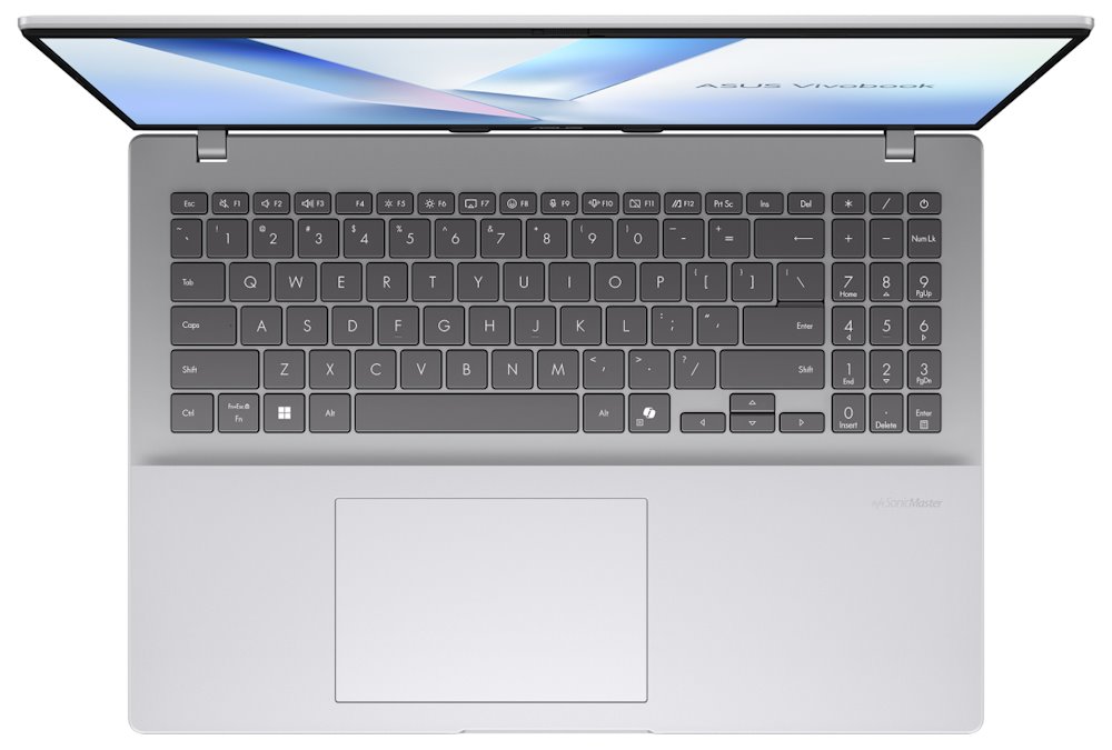 ASUS Vivobook/ Ryzen AI 7 350/ 16GB/ 1TB SSD/ Radeon™ Graphics/ 16"WUXGA/ W11H/ stříbrný