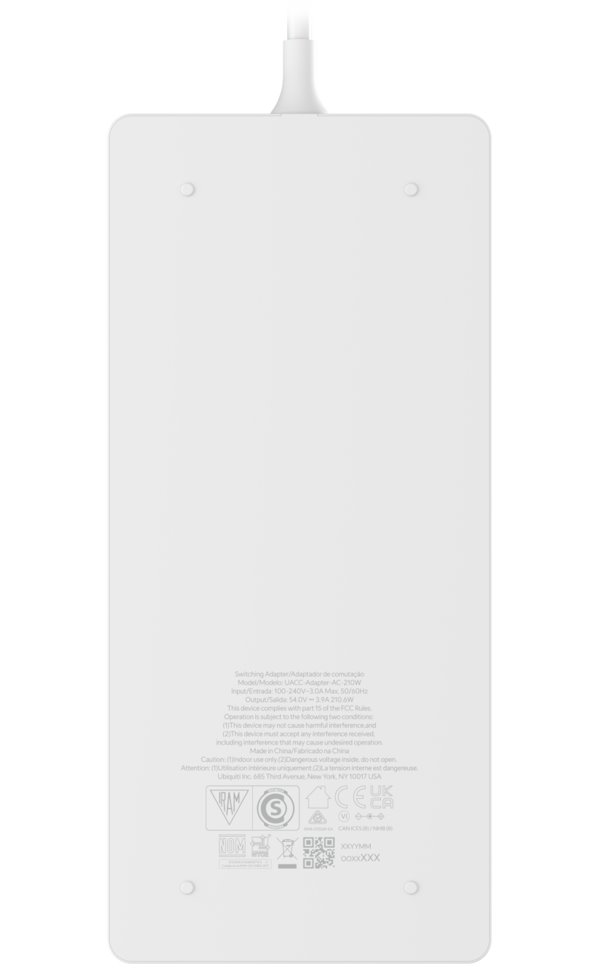 Ubiquiti UniFi AC Adapter 210W - Napájecí adaptér pro UniFi Switch Ultra, Flex 2.5G 8 PoE a Pro Max 16 PoE, 54V, 210W