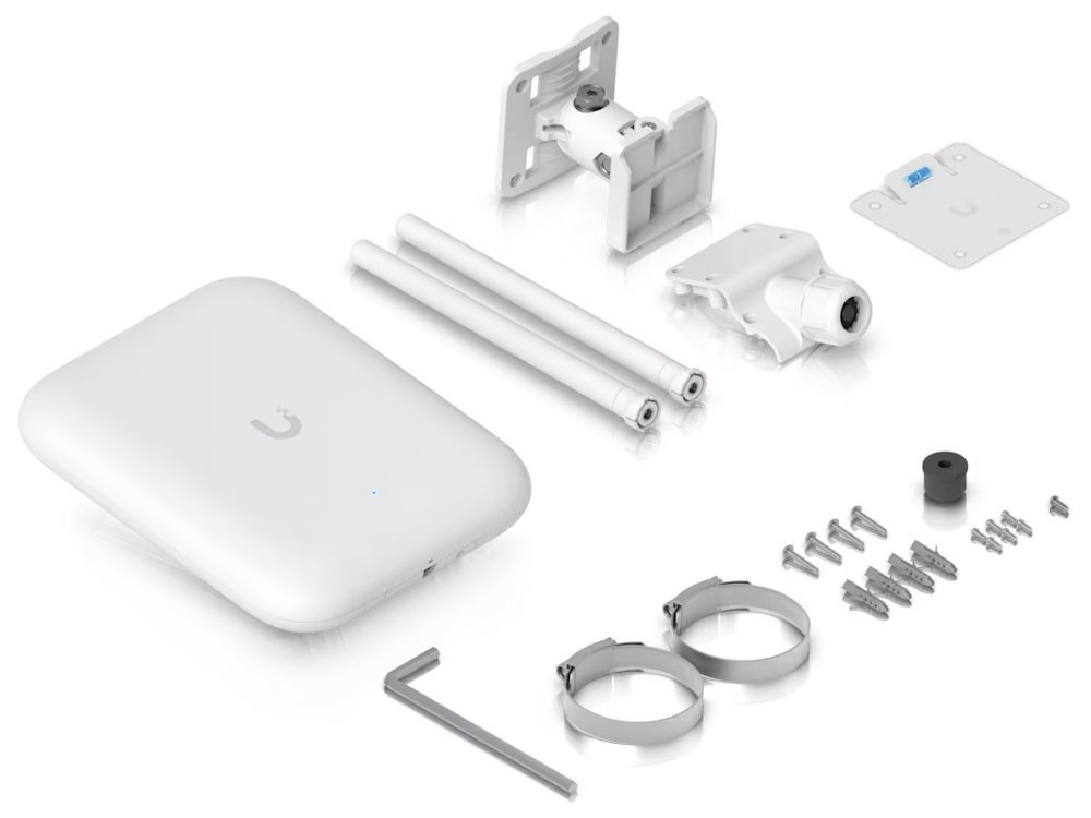 Ubiquiti UniFi U7 Pro Outdoor - Wi-Fi 7 AP, 2.4/5GHz, až 9.3 Gbps, sektor, 1x 2.5GbE, venkovní, PoE+ (bez PoE injektoru)