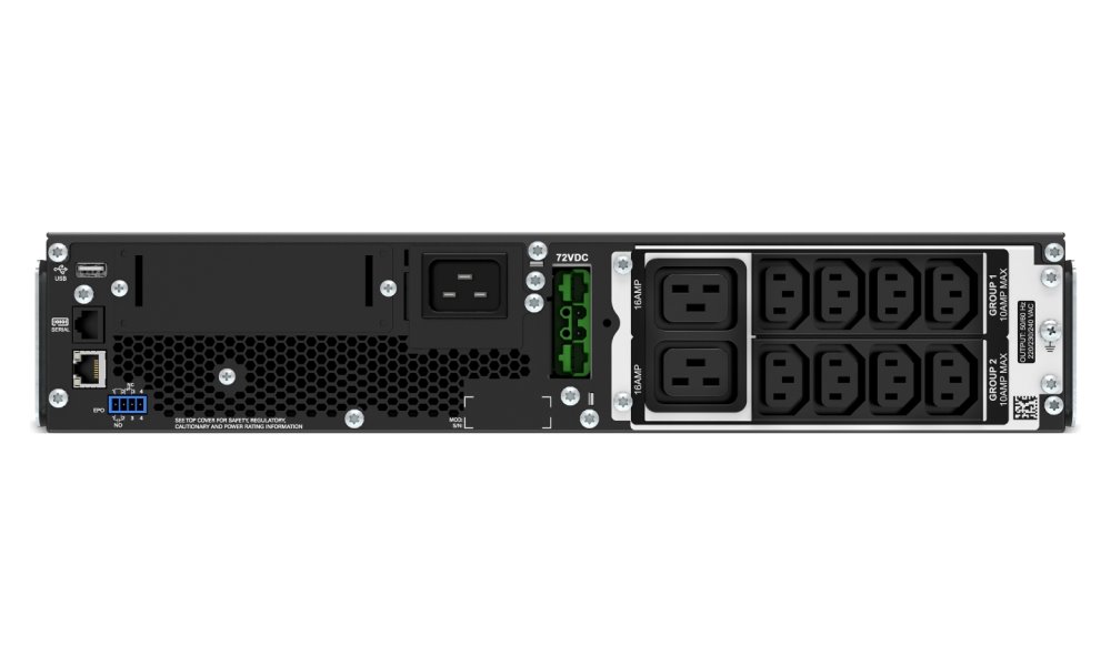 APC Smart-UPS SRT 2200VA (1980W)/ ONLINE/ 2U/ RACK MOUNT/ 230V/ LCD
