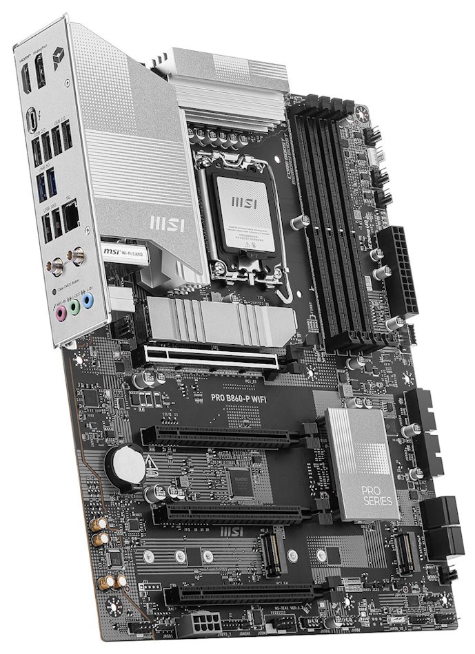 MSI PRO B860-P WIFI / INTEL B860 / LGA1851 / 4x DDR5 / M.2 / WiFi / ATX