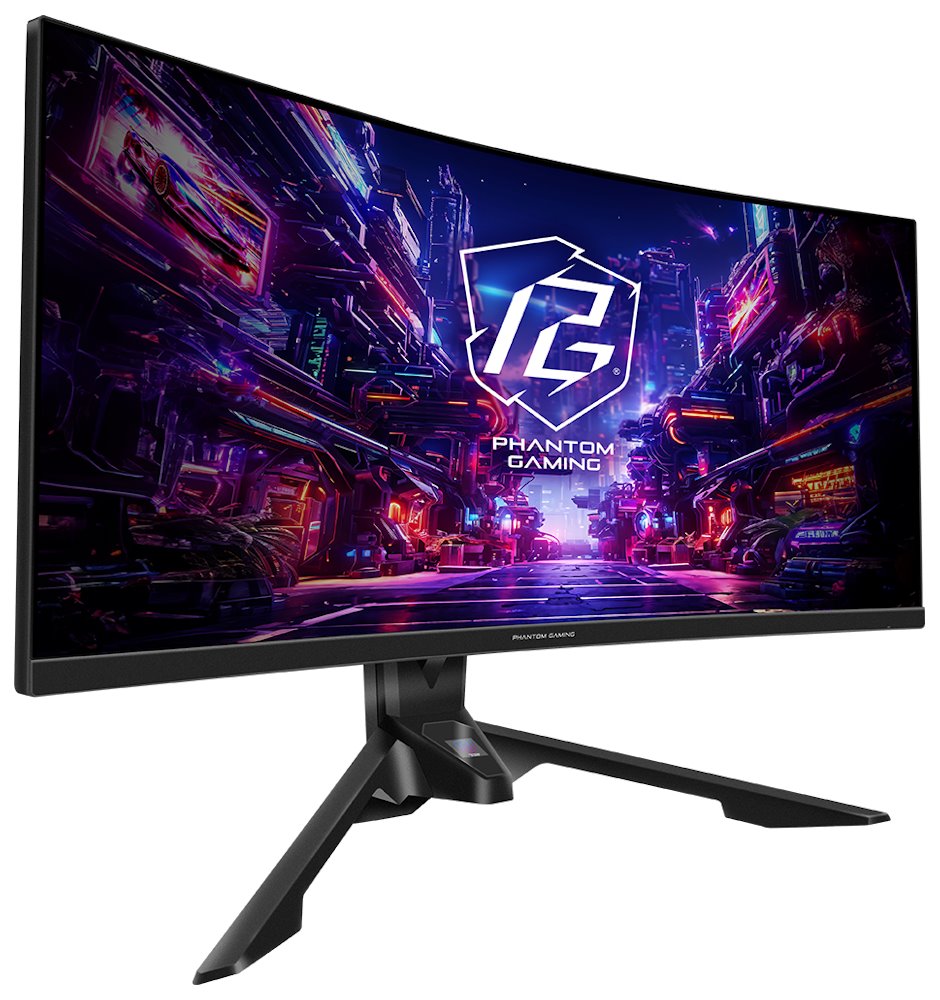 Phantom Gaming by Asrock monitor PG34QRT3A 34" mini OLED 3440x1440/180Hz/1ms/2xHDMI/DP/USB/výškově nastav./wi-Fi anténa