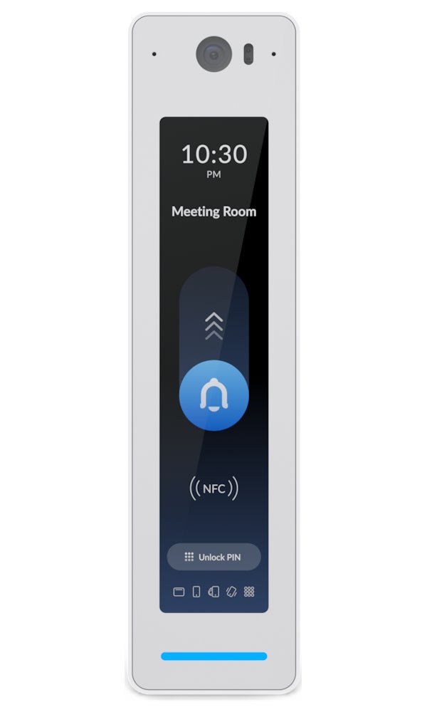 Ubiquiti UniFi Access G3 Reader Pro W - Přístupová NFC čtečka s kamerou, dotykový displej, krytí IP55, PoE, bílá