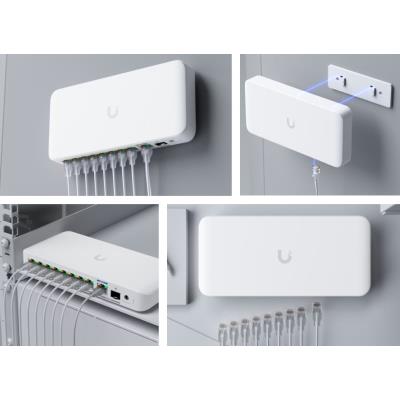 Ubiquiti UniFi Switch Flex Mini 2.5G 8 PoE - 8x 2.5GbE, 1x 10GbE/ SFP+ port combo, PoE+++ In/PoE++ Out (PoE budget 196W)