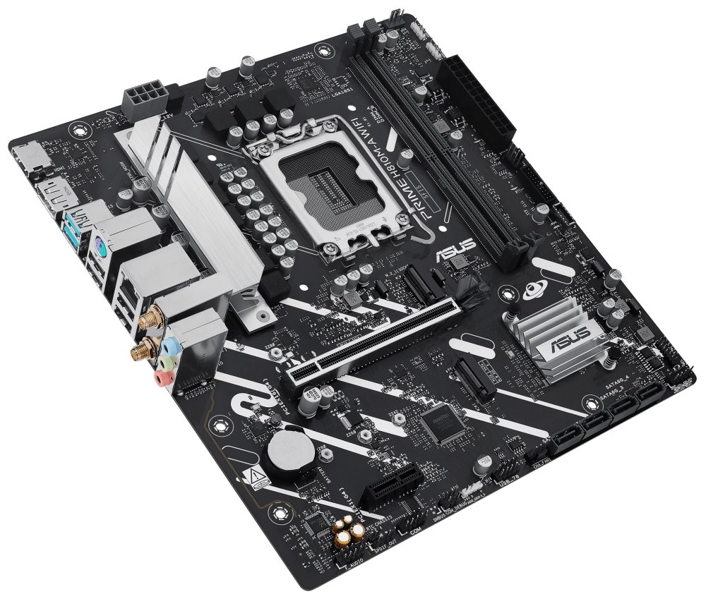 ASUS PRIME H810M-A WIFI / H810 / LGA1851 / DDR5 / DP / HDMI / 2x M.2 / WiFi / mATX