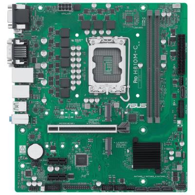 ASUS PRO H810M-C-CSM / H810 / LGA1851 / DDR5 / DP / HDMI / VGA / DVI-D / 2x M.2 / mATX
