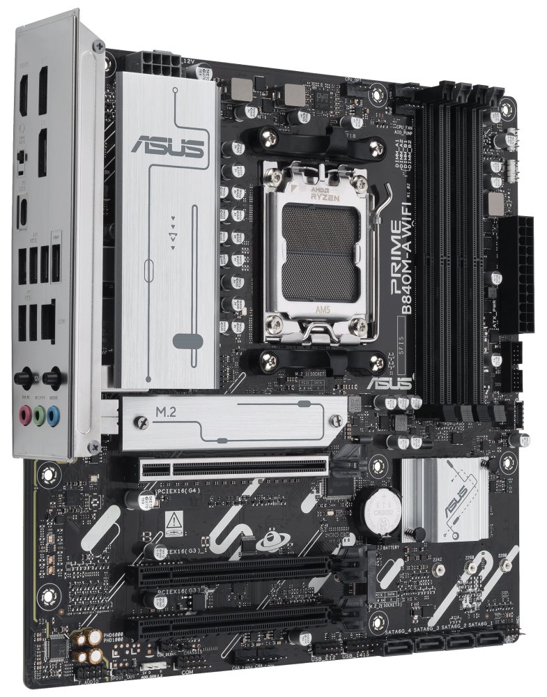 ASUS PRIME B840M-A WIFI / B840 / AM5 / DDR5 / 2x DP / HDMI / 3x M.2 / WiFi / mATX
