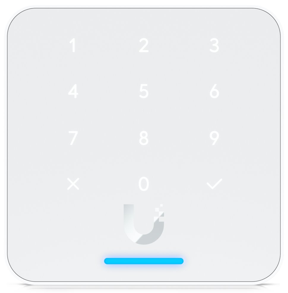Ubiquiti UniFi Access G3 Reader Flex W - Přístupová čtečka, numerická klávesnice, krytí IP55, PoE, bílá