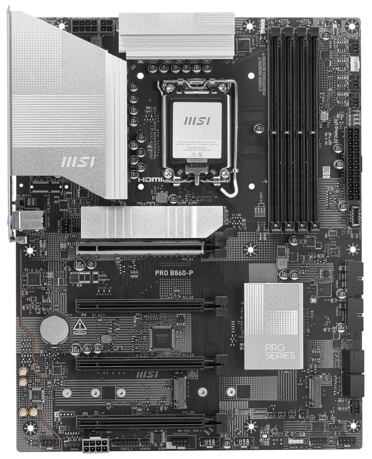 MSI PRO B860-P / INTEL B860 / LGA1851 / 4x DDR5 / M.2 / ATX