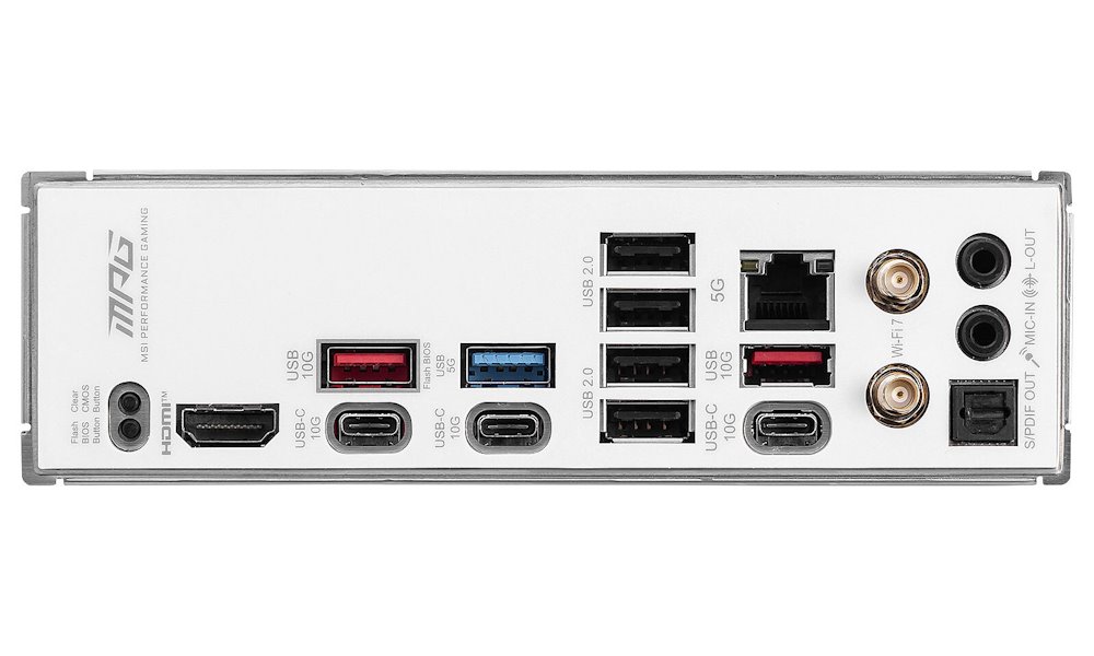 MSI MPG B850 EDGE TI WIFI / AMD B850 / AM5 / 4x DDR5 / M.2 / WiFi / ATX