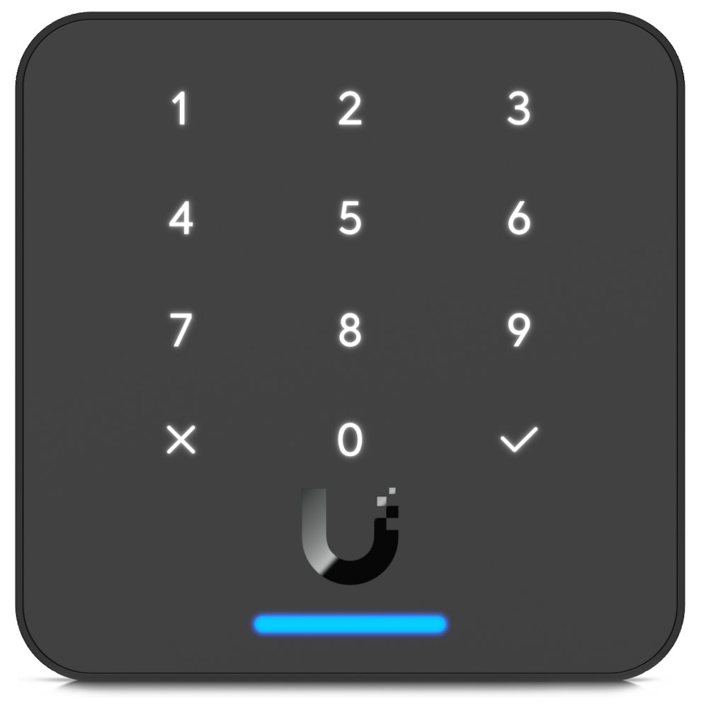 Ubiquiti UniFi Access G3 Reader Flex B - Přístupová čtečka, numerická klávesnice, krytí IP55, PoE, černá