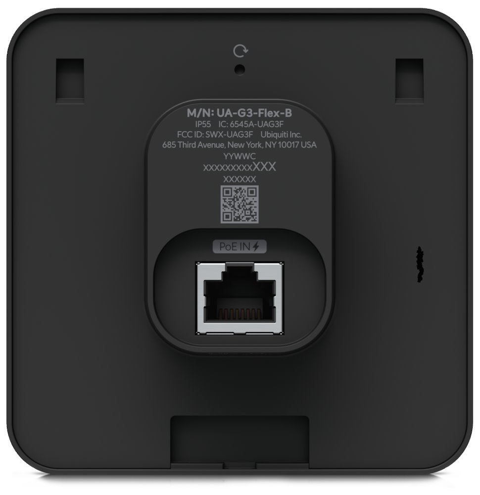 Ubiquiti UniFi Access G3 Reader Flex B - Přístupová čtečka, numerická klávesnice, krytí IP55, PoE, černá