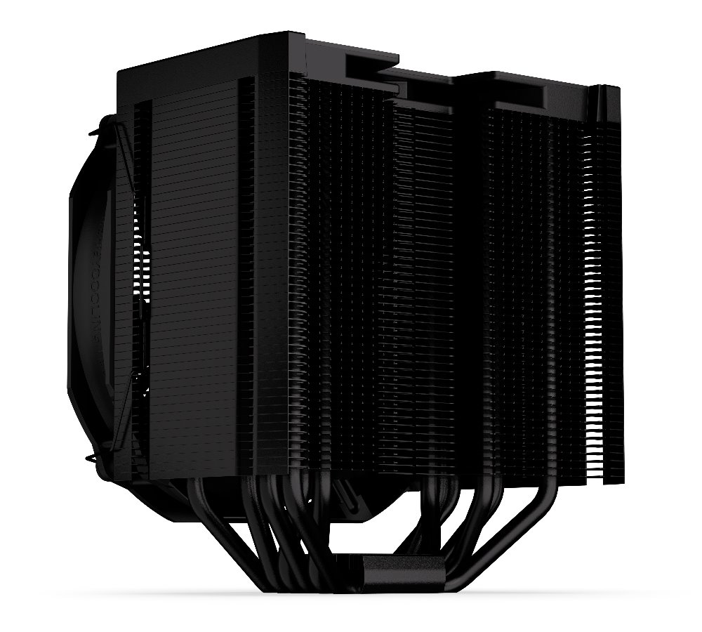Endorfy chladič CPU Fortis 5 black / 140mm fan/ 6 heatpipes / PWM / pro Intel i AMD / černý