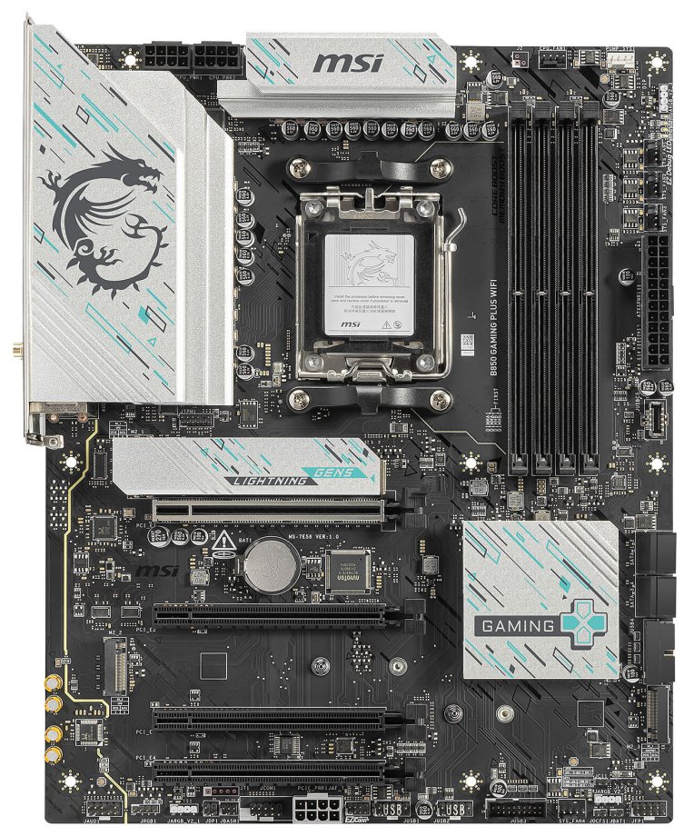 MSI B850 GAMING PLUS WIFI / AMD B850 / AM5 / 4x DDR5 / M.2 / WiFi / ATX
