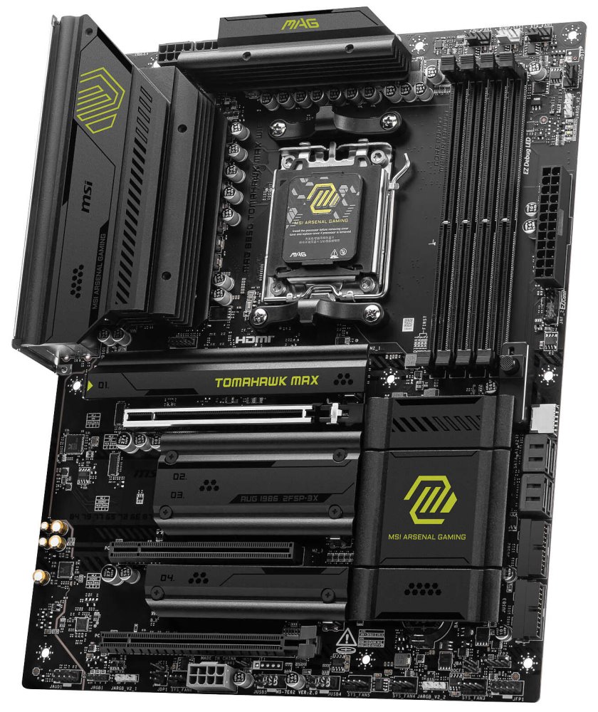 MSI MAG B850 TOMAHAWK MAX WIFI / AMD B850 / AM5 / 4x DDR5 / M.2 / WiFi / ATX