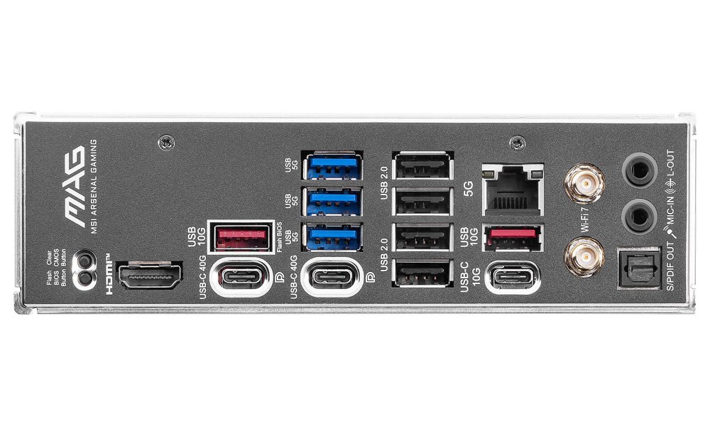 MSI MAG X870E TOMAHAWK WIFI / AMD X870E / AM5 / 4x DDR5 / M.2 / USB4 / WiFi / ATX