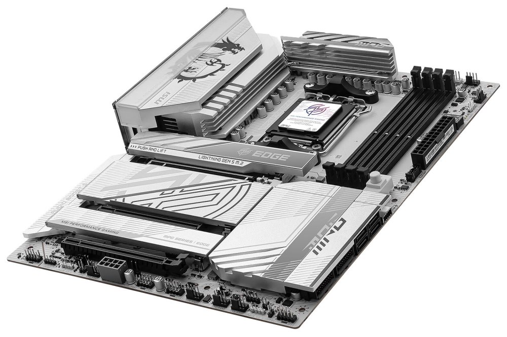 MSI MPG X870E EDGE TI WIFI / AMD X870E / AM5 / 4x DDR5 / M.2 / USB4 / WiFi / ATX