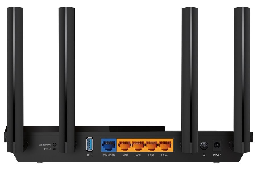 TP-Link EX510 Pro - AX3000 Dualband router, 1x 2.5GWAN, 4x GLAN, USB 3.0, EasyMesh