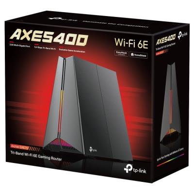 TP-Link Archer GXE75 AXE5400 Herní router, 1x 2,5G WAN/LAN, 4x GLAN, USB 3.0, EasyMesh