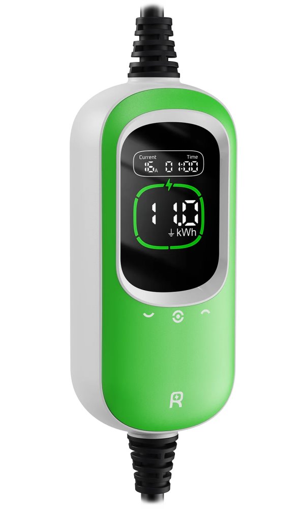 EVSE AC přenosná, třifázová nabíječka pro elektromobily, pro domácnosti, 11kW, 400V, 16A, 6m kabel s konektorem T2