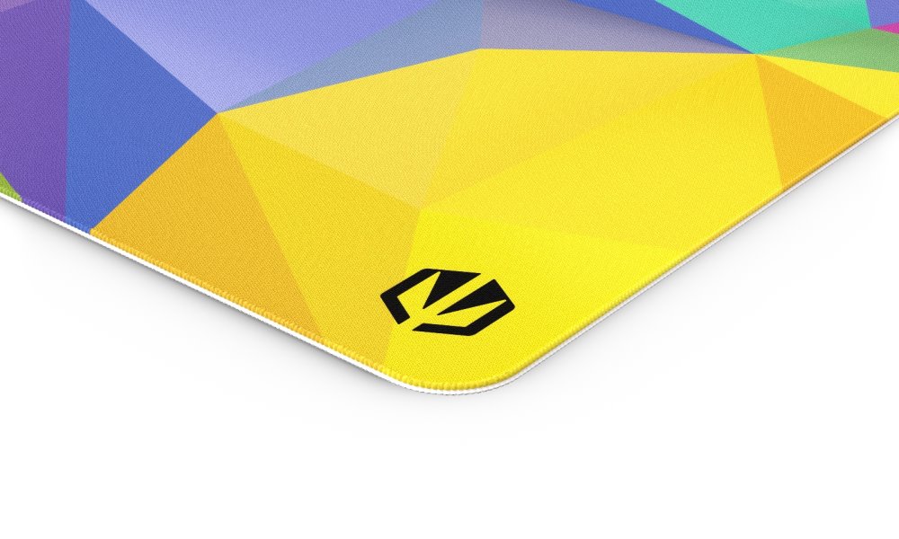 Endorfy podložka pod myš Crystal L Spectrum / 450×400×3 mm / voděodolná / duhová