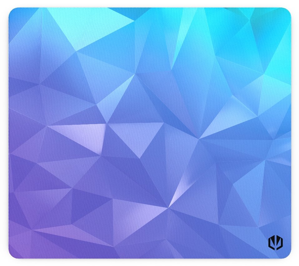 Endorfy podložka pod myš Crystal L Blue / 450×400×3 mm / voděodolná / modrá