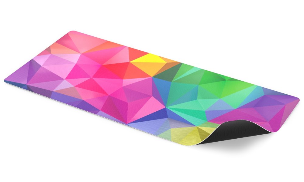 Endorfy podložka pod myš Crystal XL Spectrum /  900×400×3 mm / voděodolná / duhová