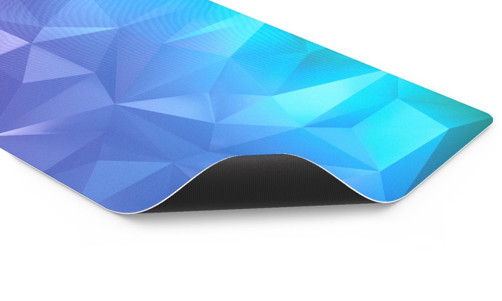 Endorfy podložka pod myš Crystal XL Blue / 900×400×3 mm / voděodolná / modrá