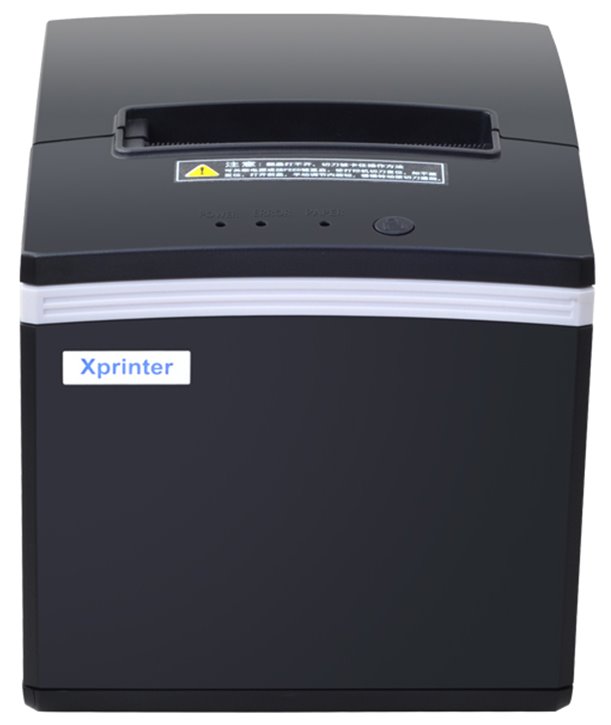 Xprinter stolní termotiskárna XP-V330-L, rychlost 260mm/s, až 80mm, USB, LAN, RS232, autocuter , černá