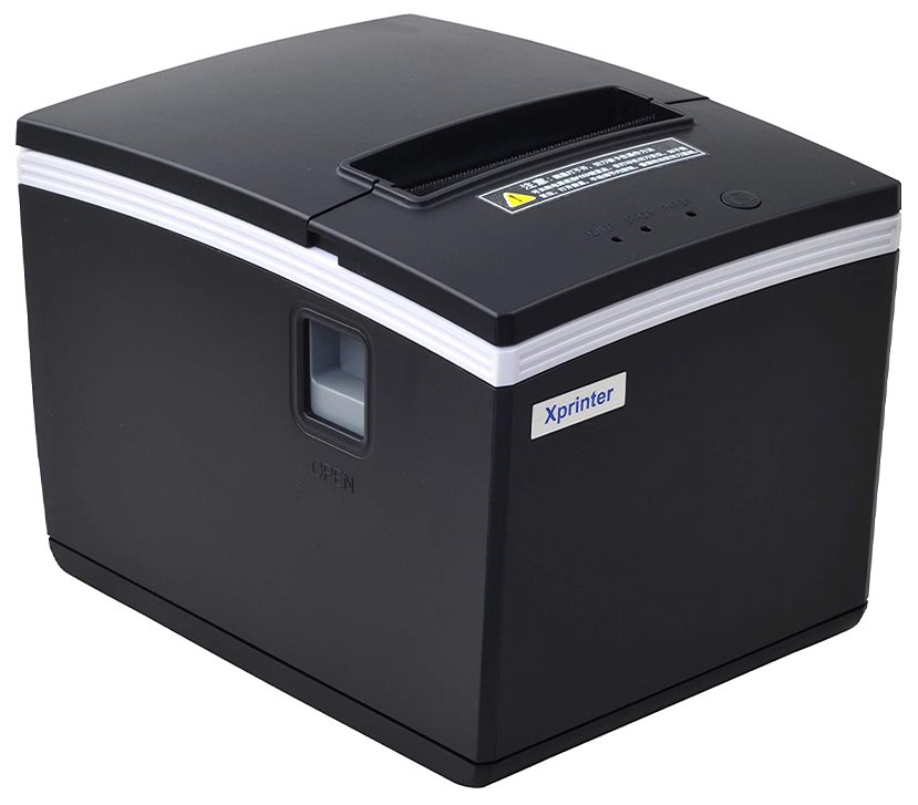 Xprinter stolní termotiskárna XP-V330-L, rychlost 260mm/s, až 80mm, USB, LAN, RS232, autocuter , černá