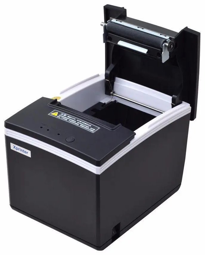 Xprinter stolní termotiskárna XP-V330-L, rychlost 260mm/s, až 80mm, USB, LAN, RS232, autocuter , černá