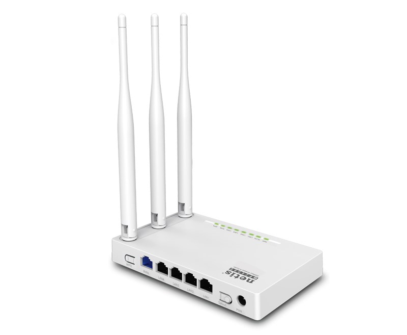 STONET by NETIS WF2409E AP/Router / 4x LAN / 1x WAN / 802.11b/g/n / 2.4GHz / 3x5dB anténa