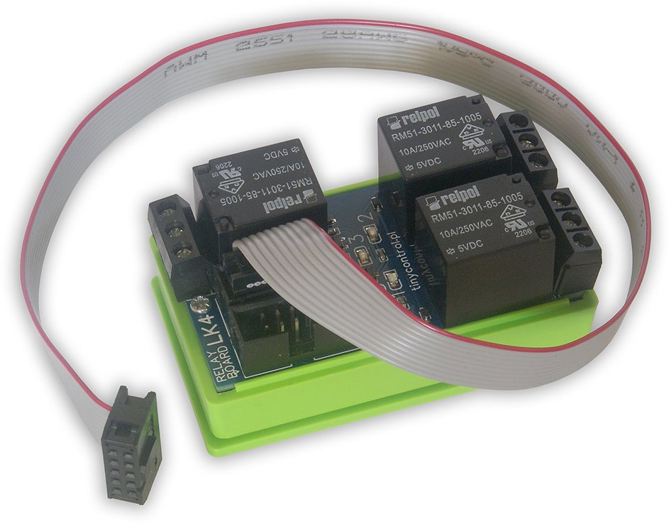 TINYCONTROL rozšiřující deska 3x relé 250VAC/10A pro LK4