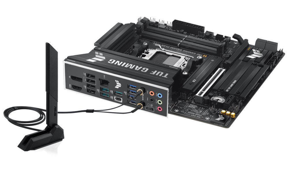 ASUS TUF GAMING B850M-PLUS WIFI / B850 / AM5 / DDR5 / DP / HDMI / USB-C / 3x M.2 / WIFI / mATX