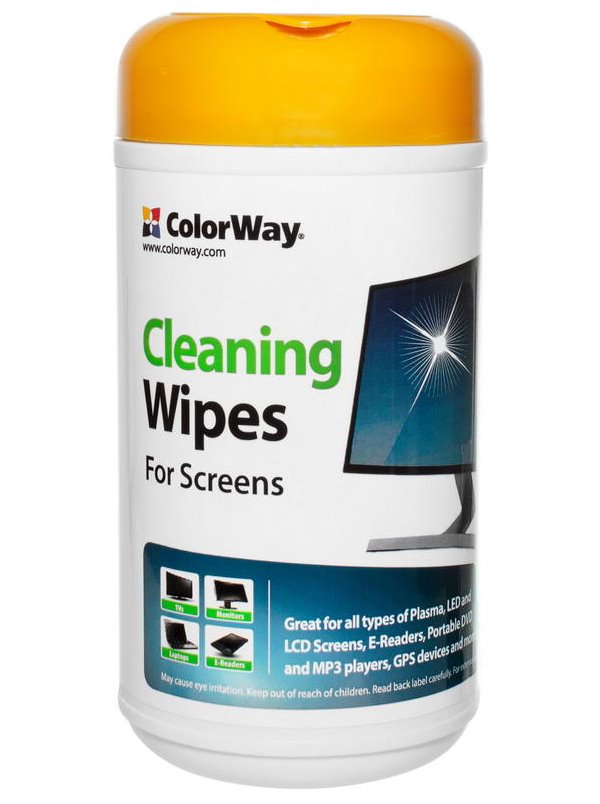 COLORWAY Čistící ubrousky pro LCD monitory/ Televize/ Notebooky